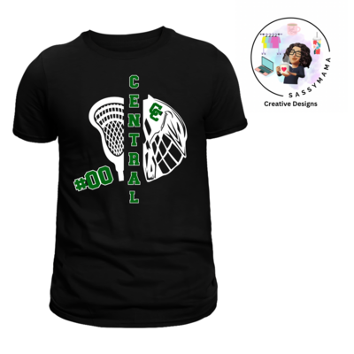 Central Lacrosse Personalized Adult and Youth Sizes