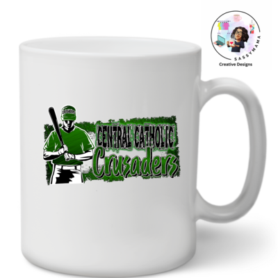 Central Catholic Crusader Baseball- Coffee Cup