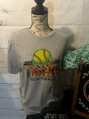Massillon Tiger Softball T-Shirt Adult and Youth Sizes