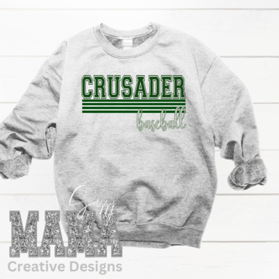 Central Catholic Crusader Baseball Shirt Adult and Youth