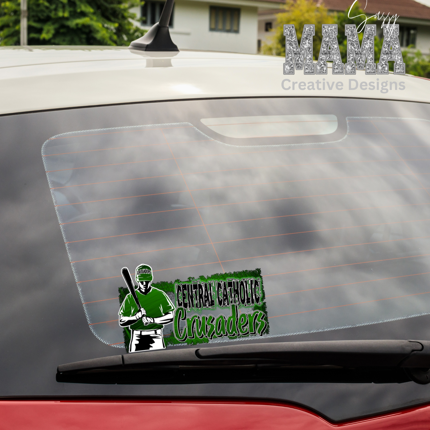 Crusader Baseball Decal