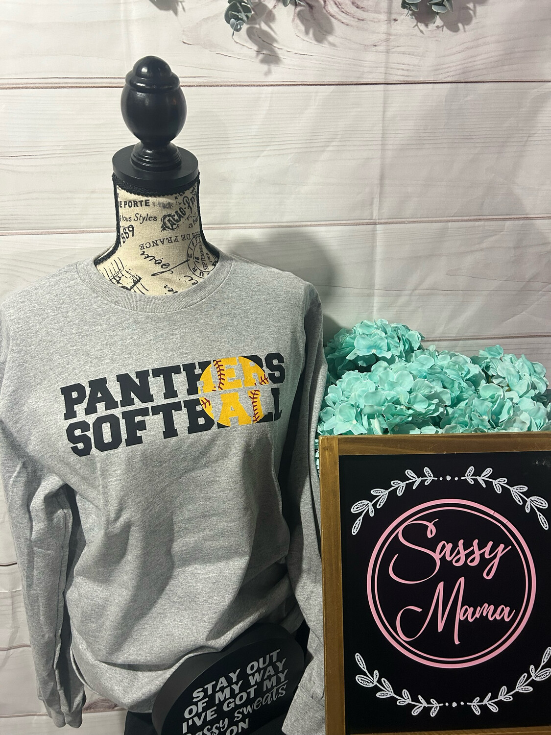 Perry Panther Softball Shirt Adult and Youth