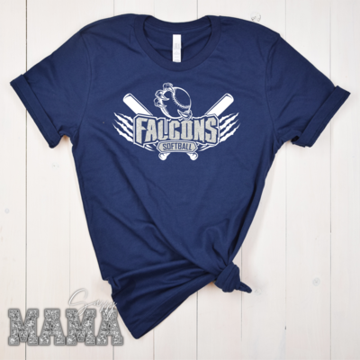 Falcons Softball- Faux Glitter