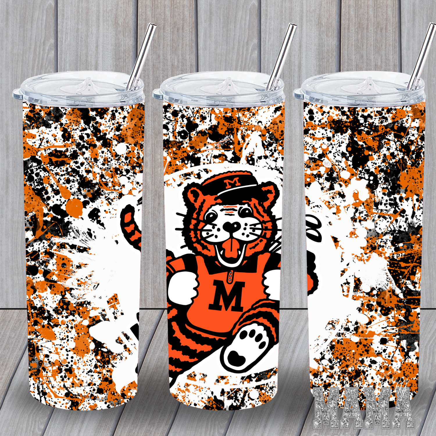 Massillon Tiger Golf Tumbler 20 ounce
