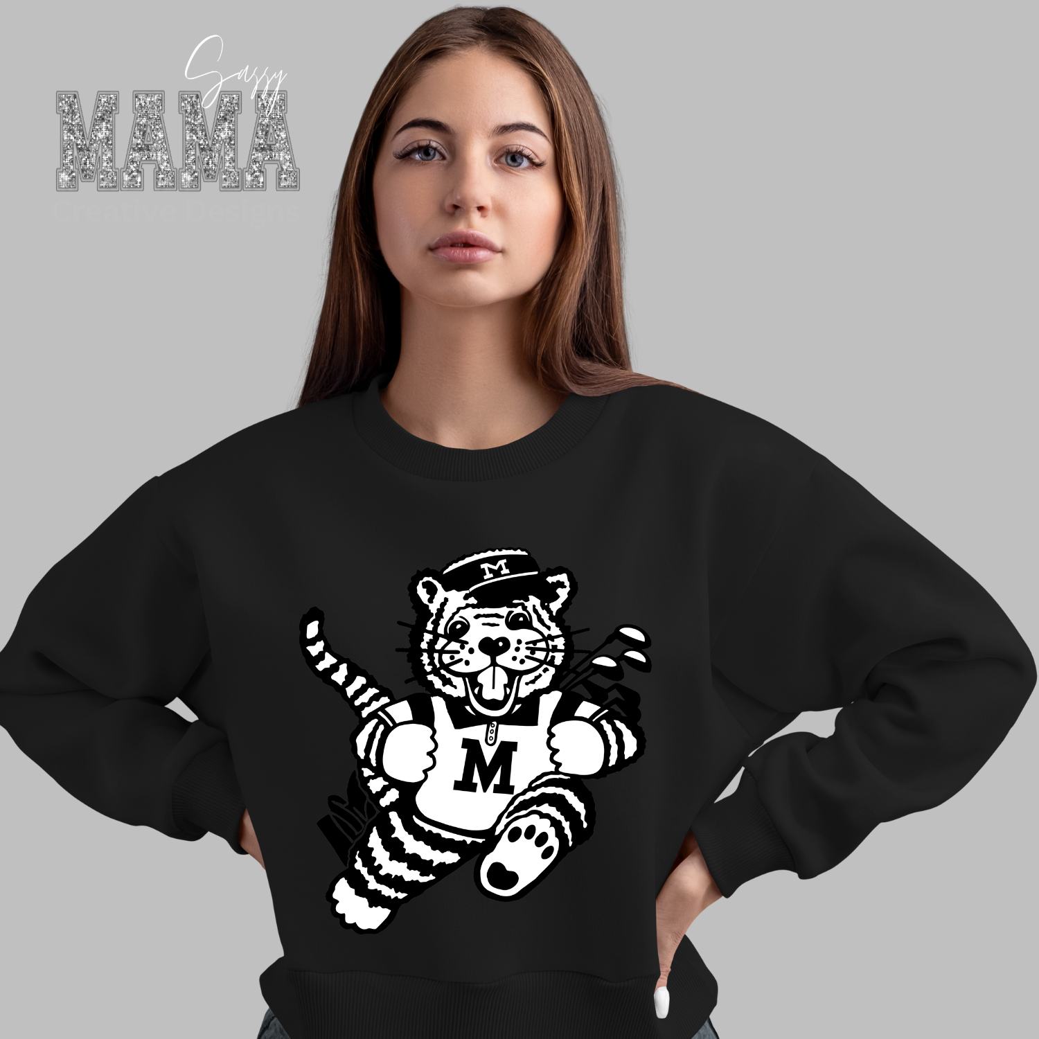 Black and White Golf Obie Shirt Adult and Youth Sizes