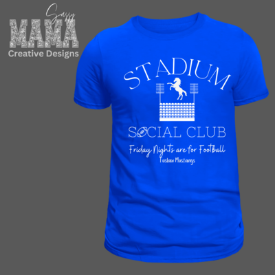 Tuslaw Mustang Stadium Social Club Shirt