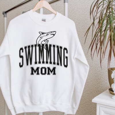 Tiger Shark Swimming Mom