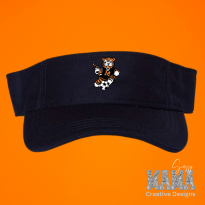 Obie the Tiger Soccer Visor