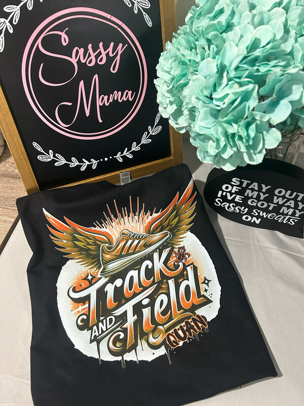 Track and Field Airbrush Graffiti Shirt