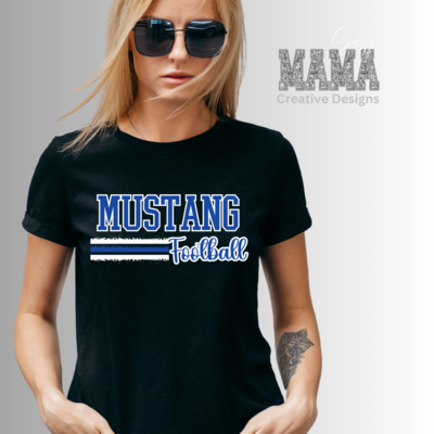 Mustang Football Shirt Adult and Youth