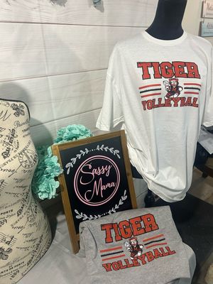 Massillon Tiger Volleyball Spirit Shirt Adult and Youth