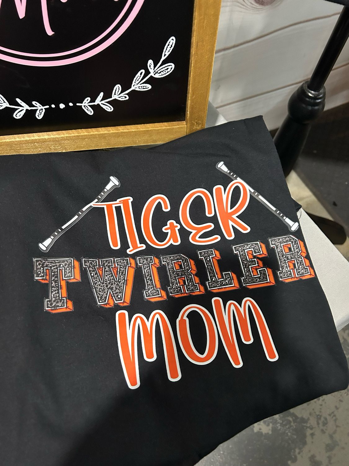 Tiger Twirler Mom Shirt