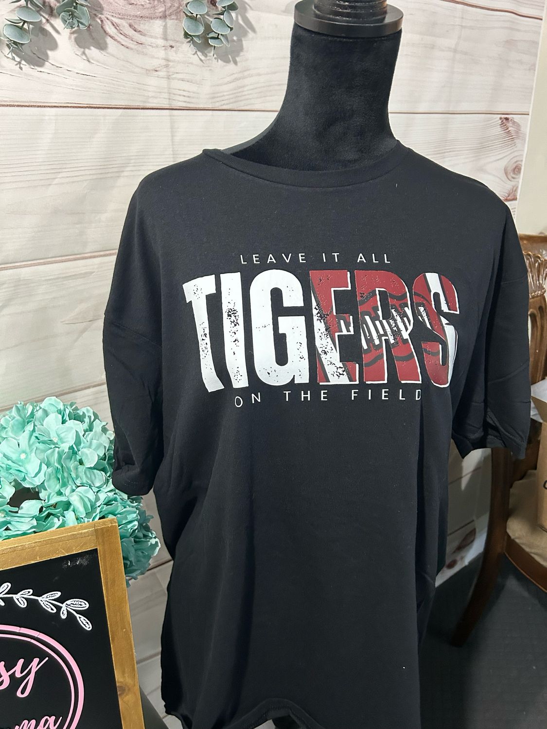 Tiger Football Pigskin Shirt Adult and Youth