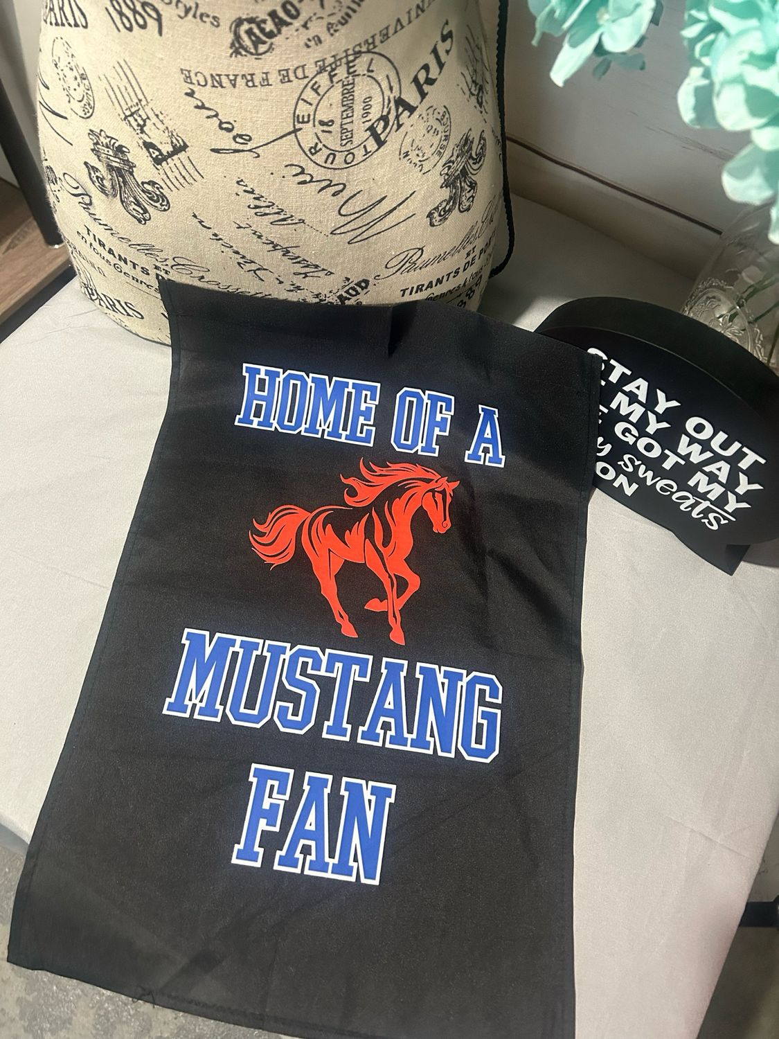 Tuslaw Mustang Garden Flag