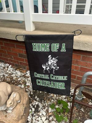 Central Catholic Crusader Garden Flag