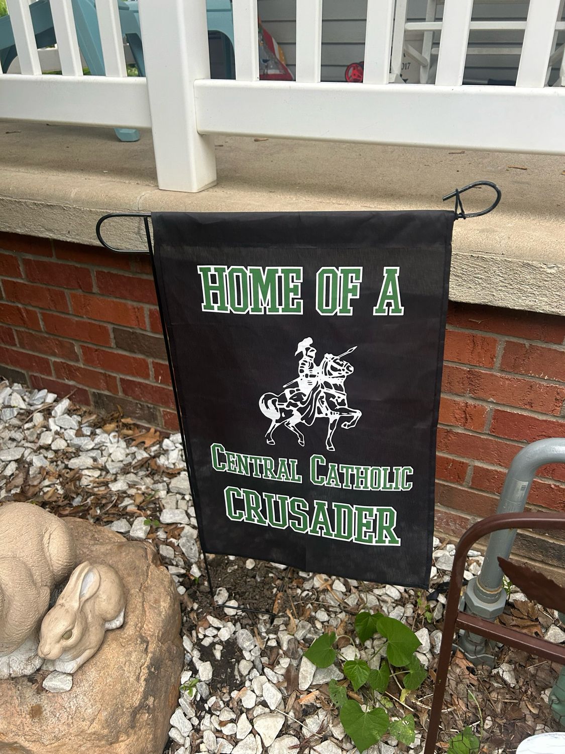 Central Catholic Crusader Garden Flag