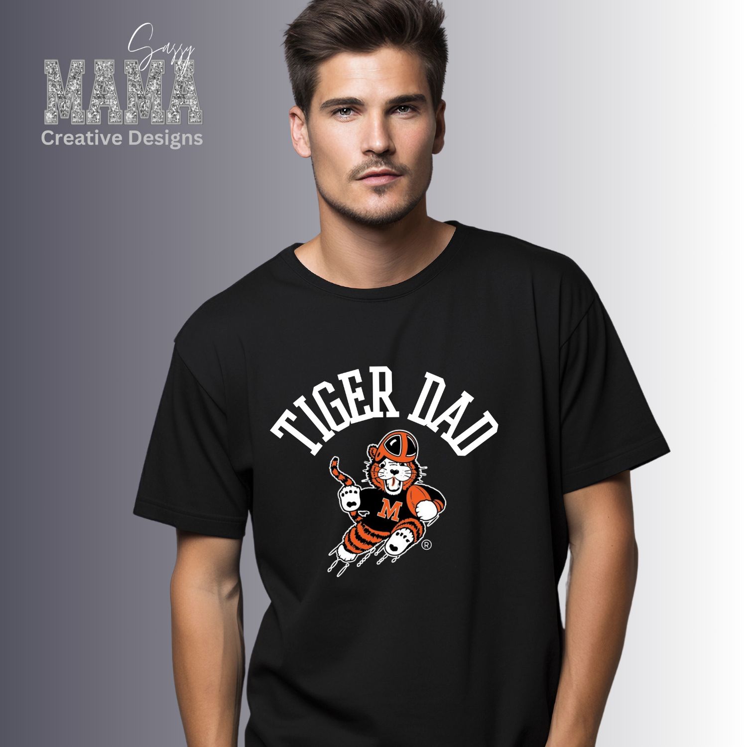 Massillon Tiger Football Dad Game Day Shirt