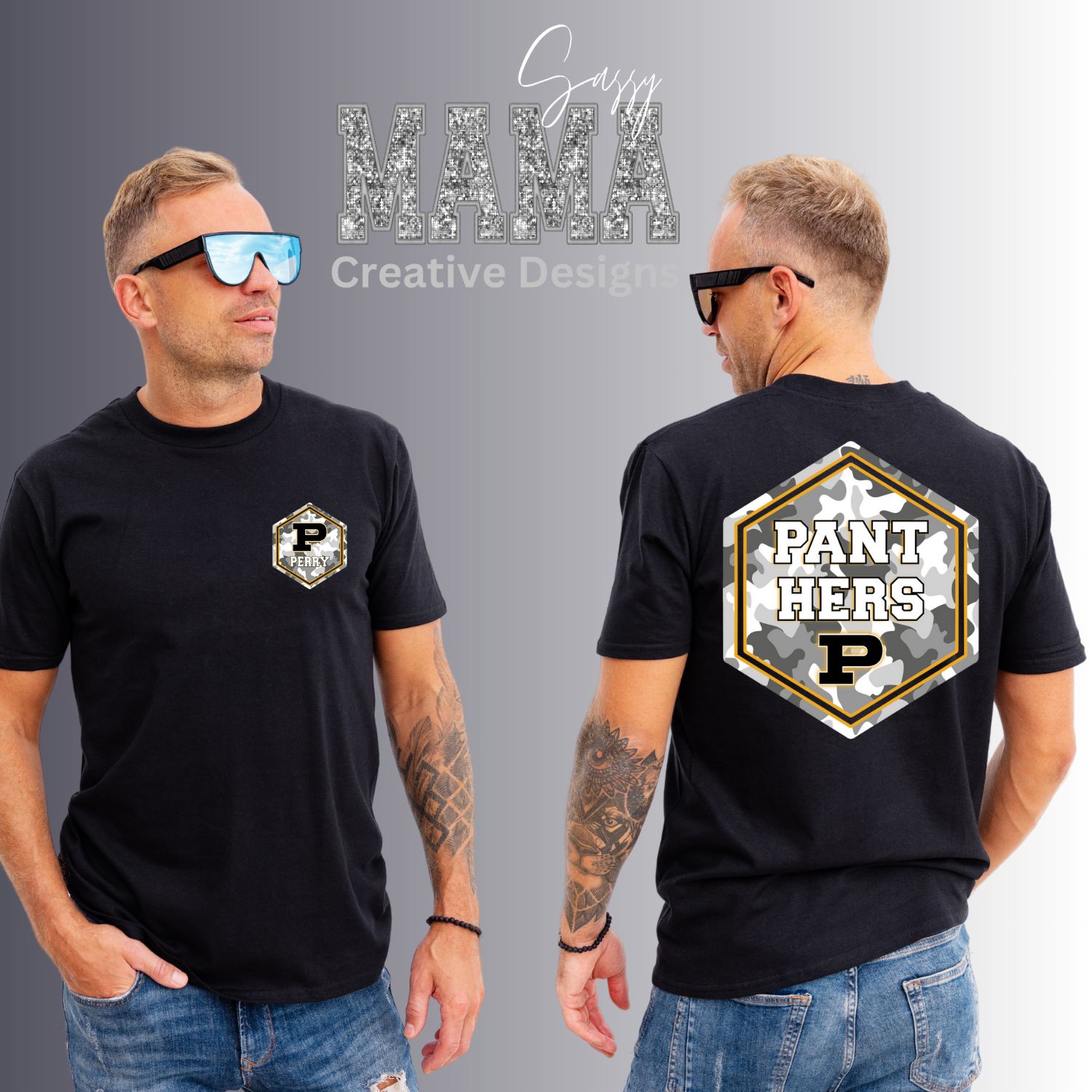 Perry Panthers Camo Shirt