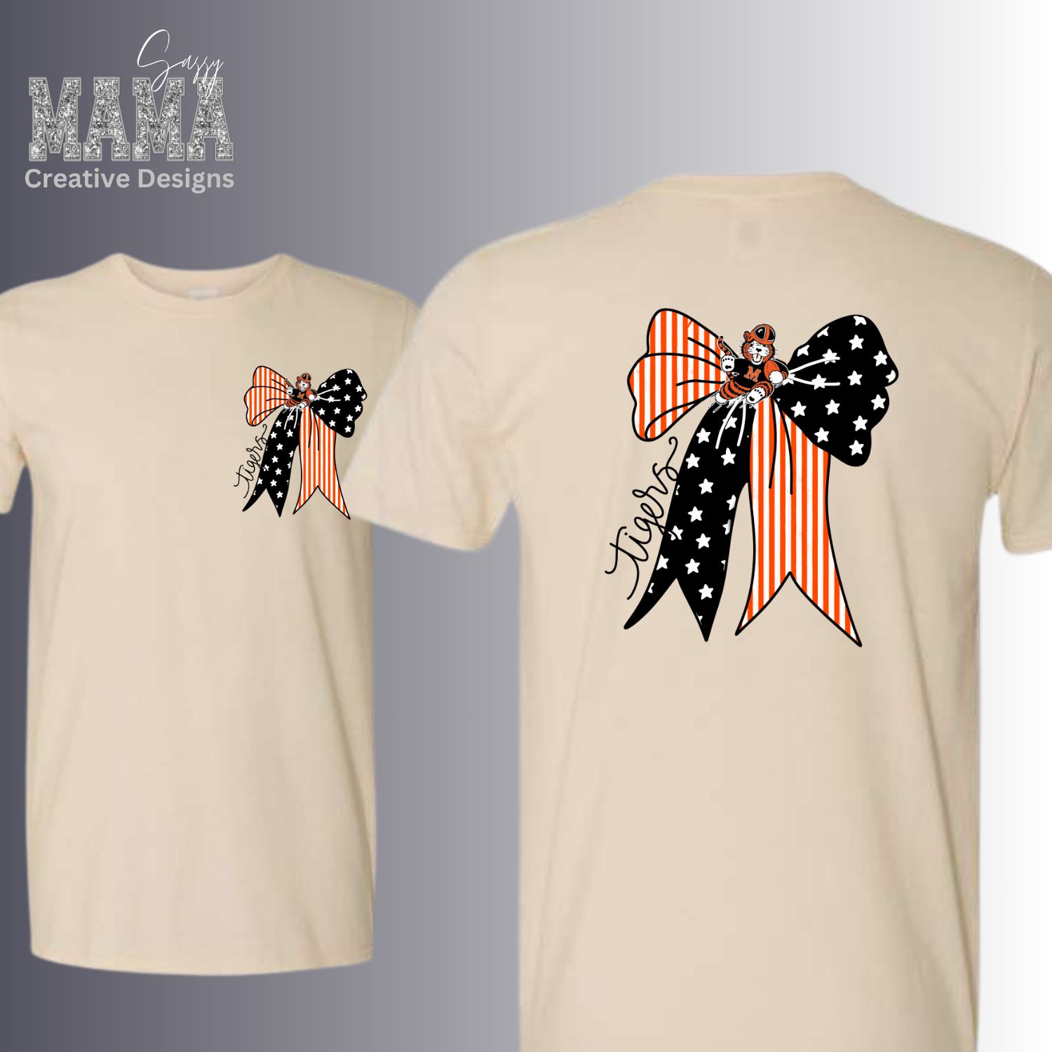 Tiger Spirit Bow Shirt Adult and Youth