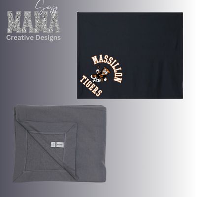 Massillon Tiger Soccer Game Day Stadium Blanket