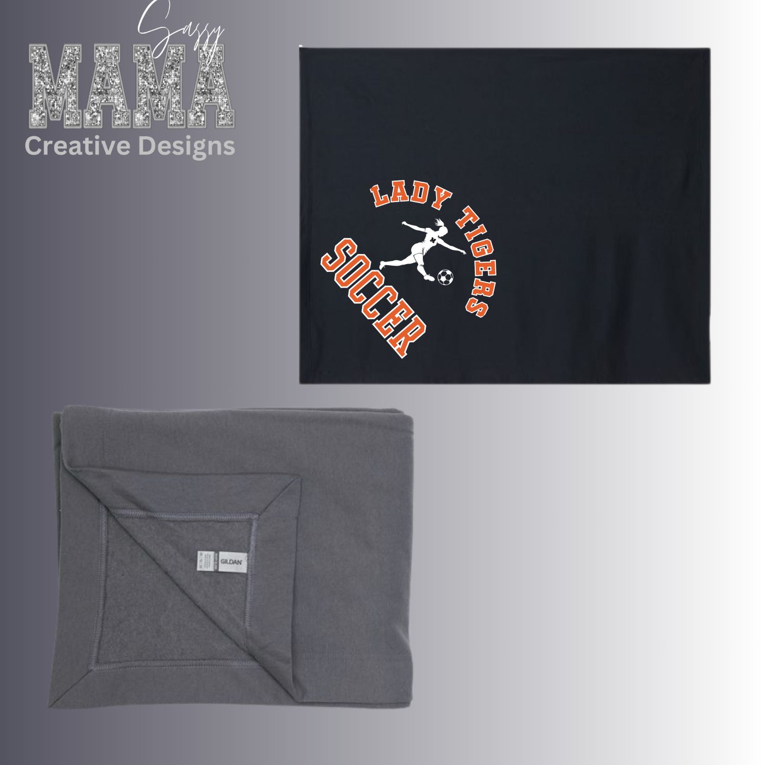Massillon Lady Tigers Soccer Game Day Stadium Blanket