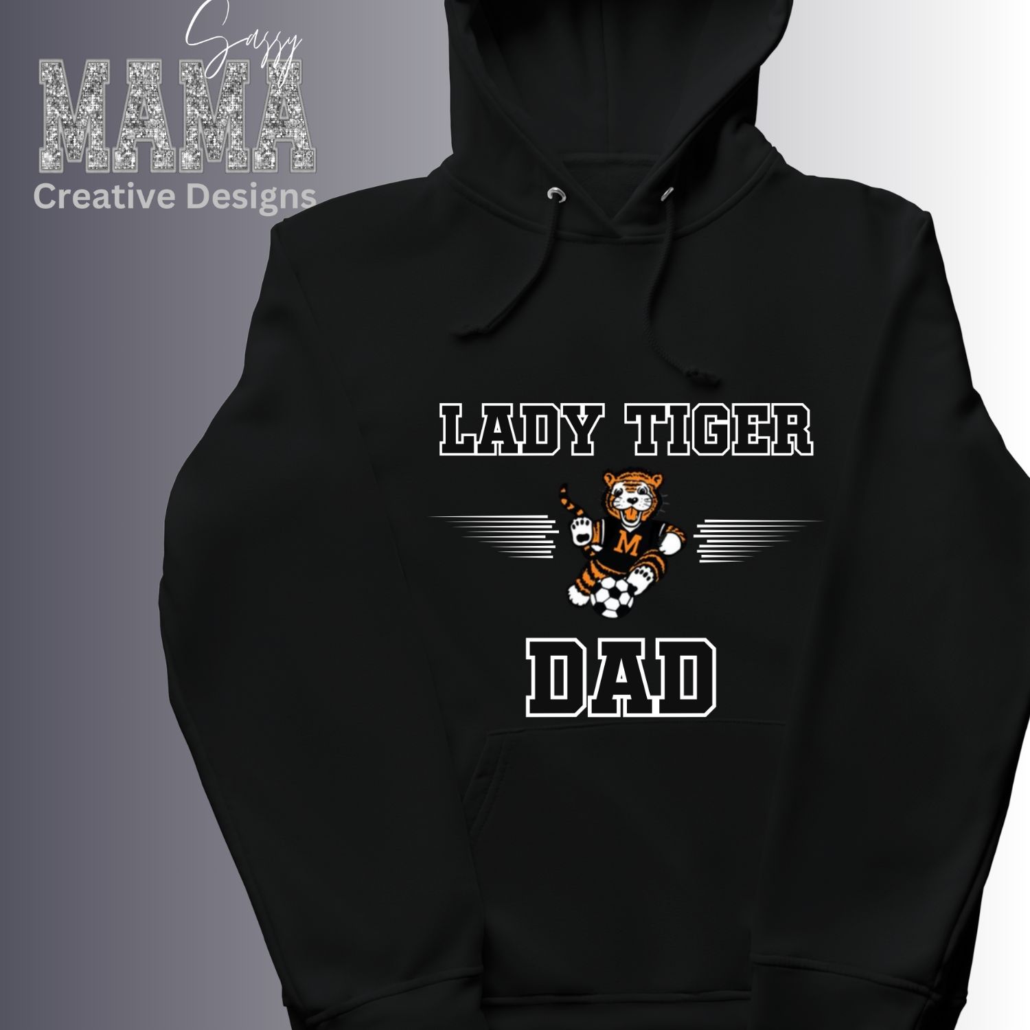 Lady Tiger Soccer Dad Shirt