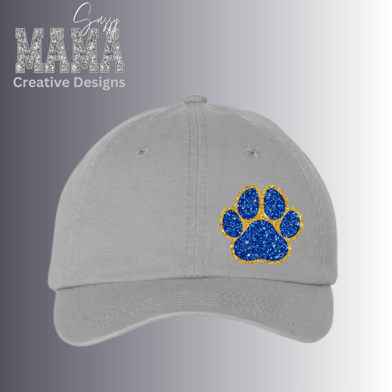 St. Mary Faux Glitter Paw Print Cap