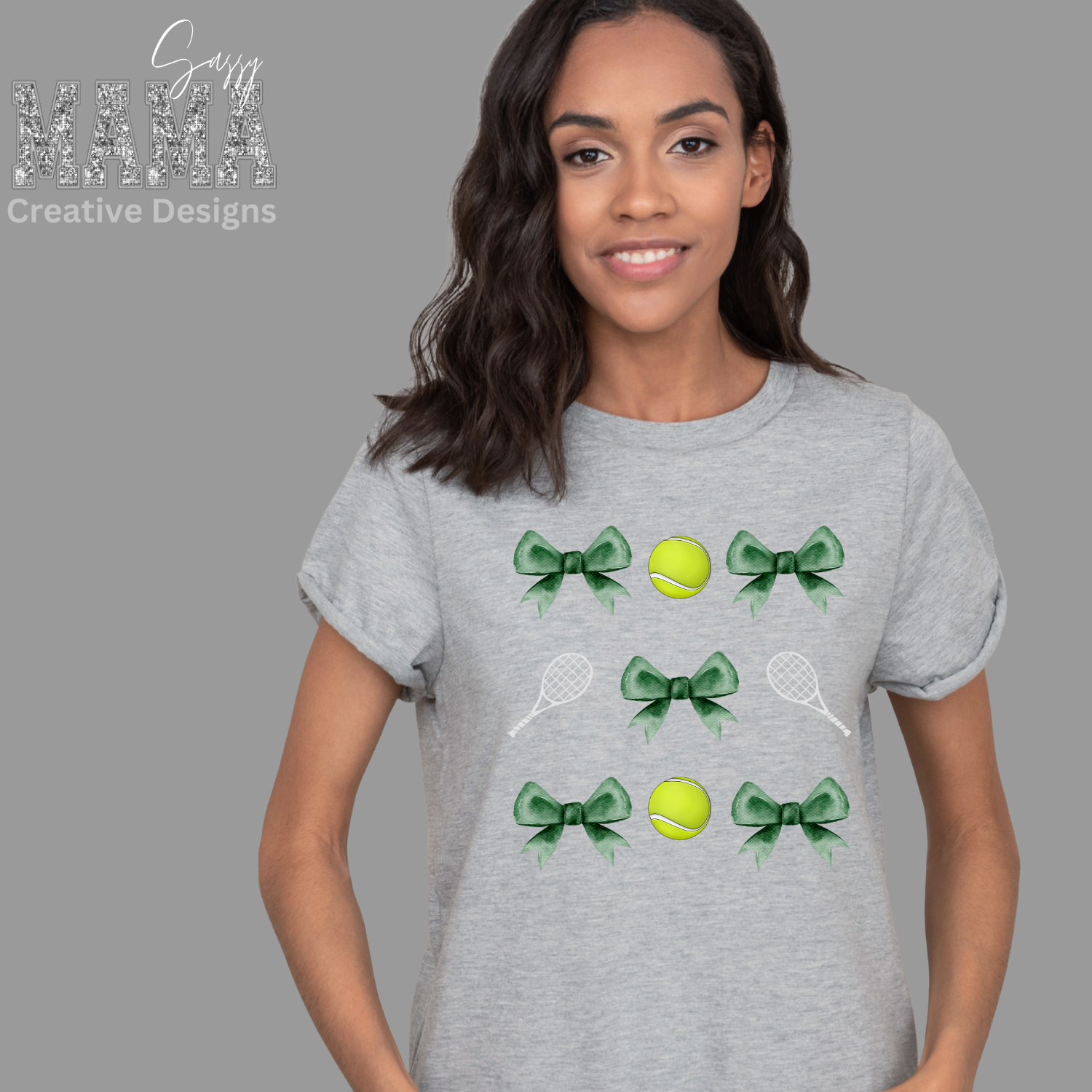 Tennis Bows, Balls and Rackets