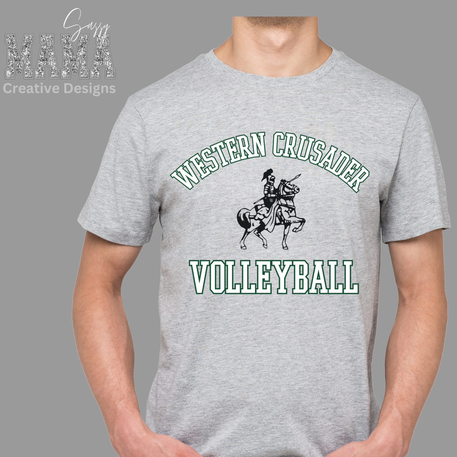 Western Crusader Volleyball Logo Shirt