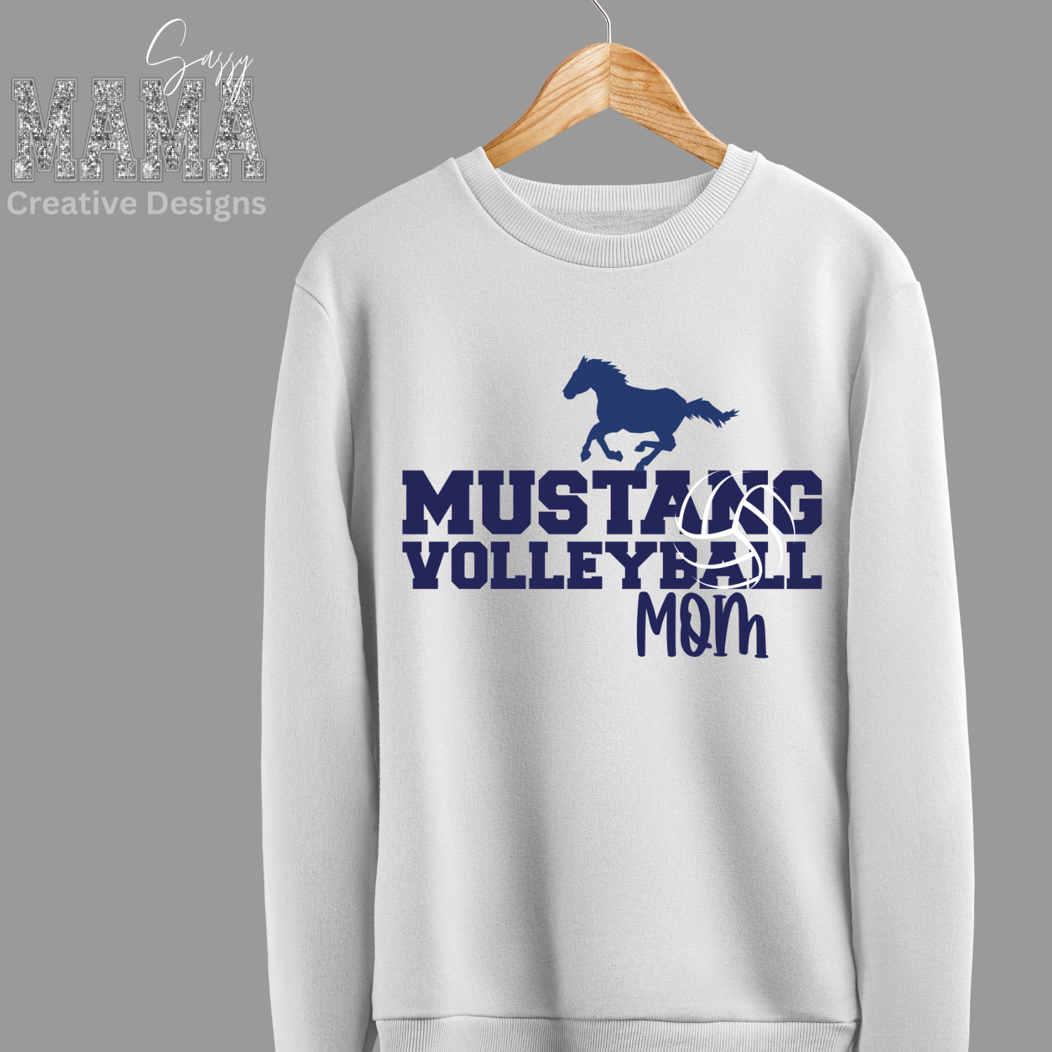 Mustang Volleyball Mom Shirt