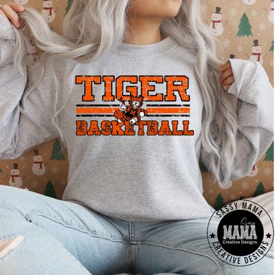 Massillon Tiger Basketball Retro Shirt