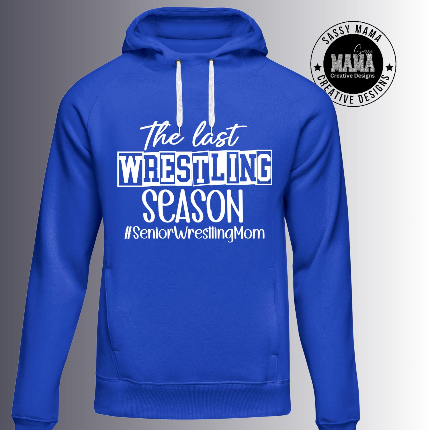 Mustang Last Wrestling Season Senior Mom Shirt