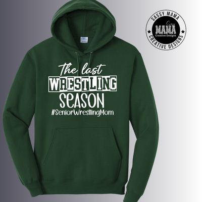 Crusader Last Wrestling Season Senior Mom Shirt