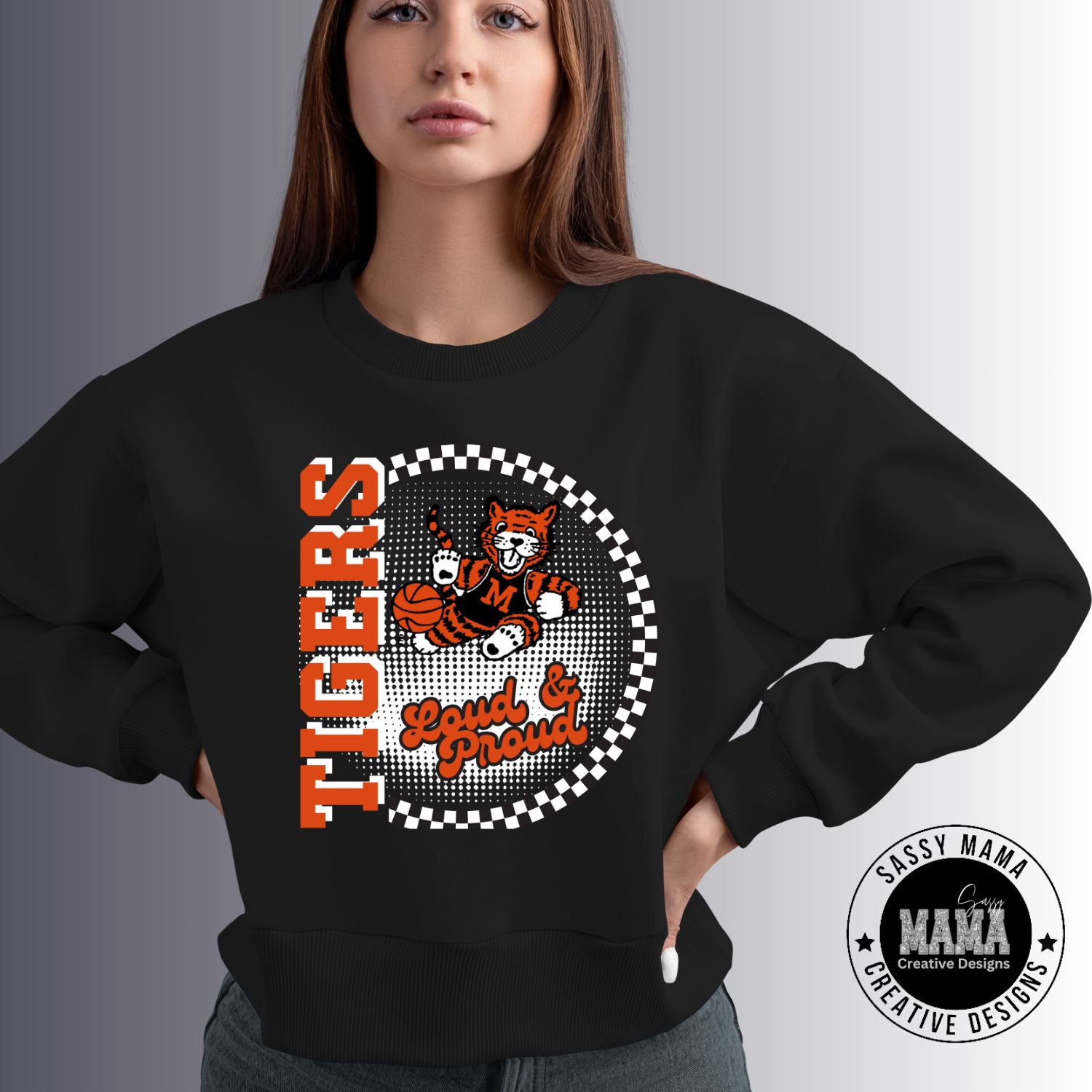 Massillon Tiger Basketball Loud and Proud Fan Shirt.