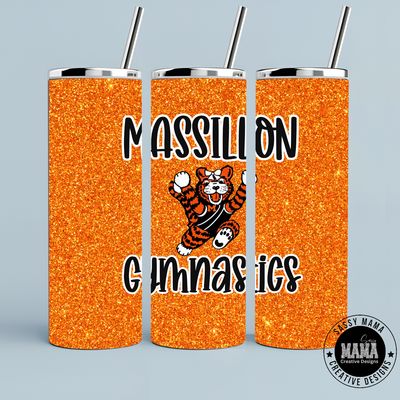 Massillon Tiger Gymnastics 20 Ounce Tumbler