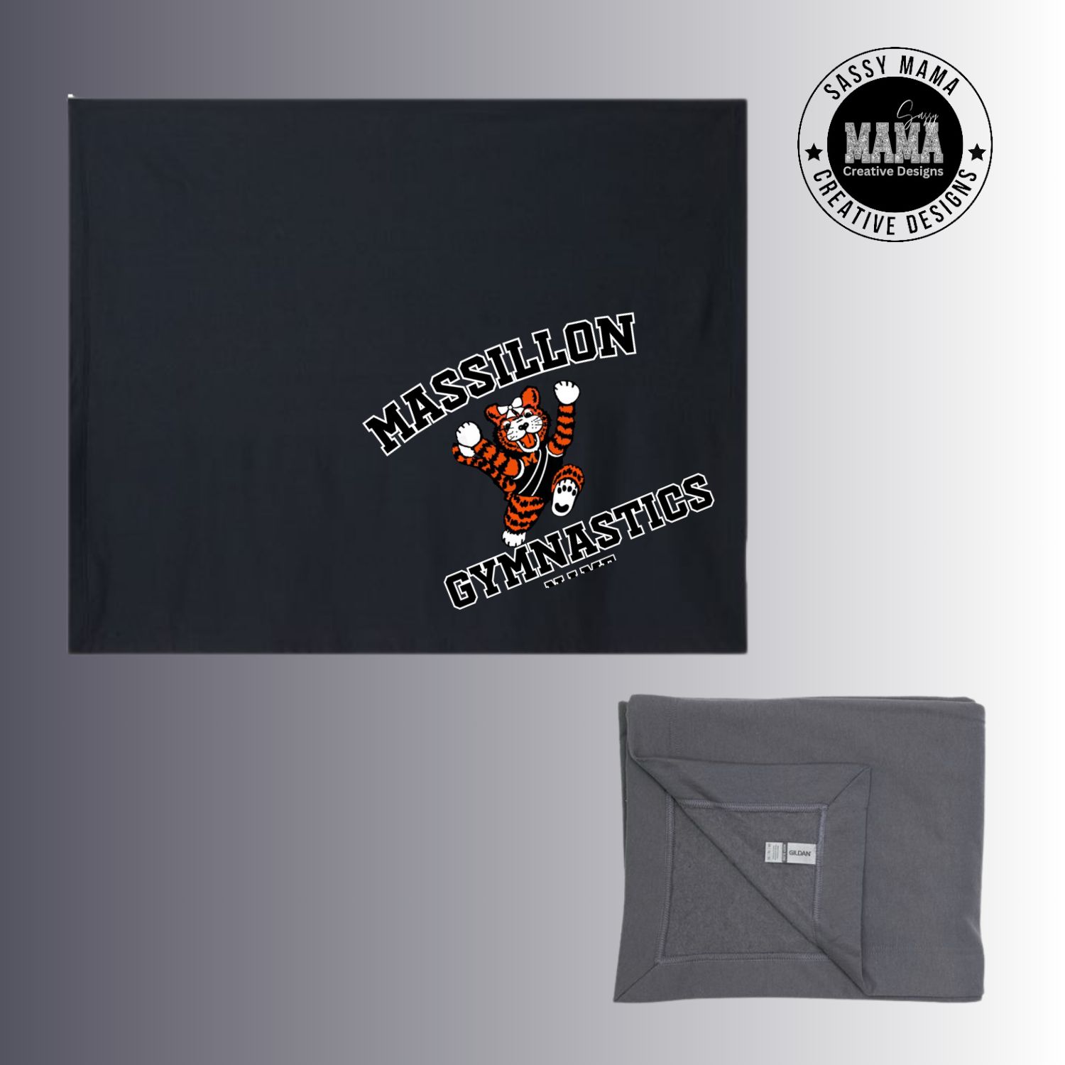 Massillon Tiger Gymnastics Blanket