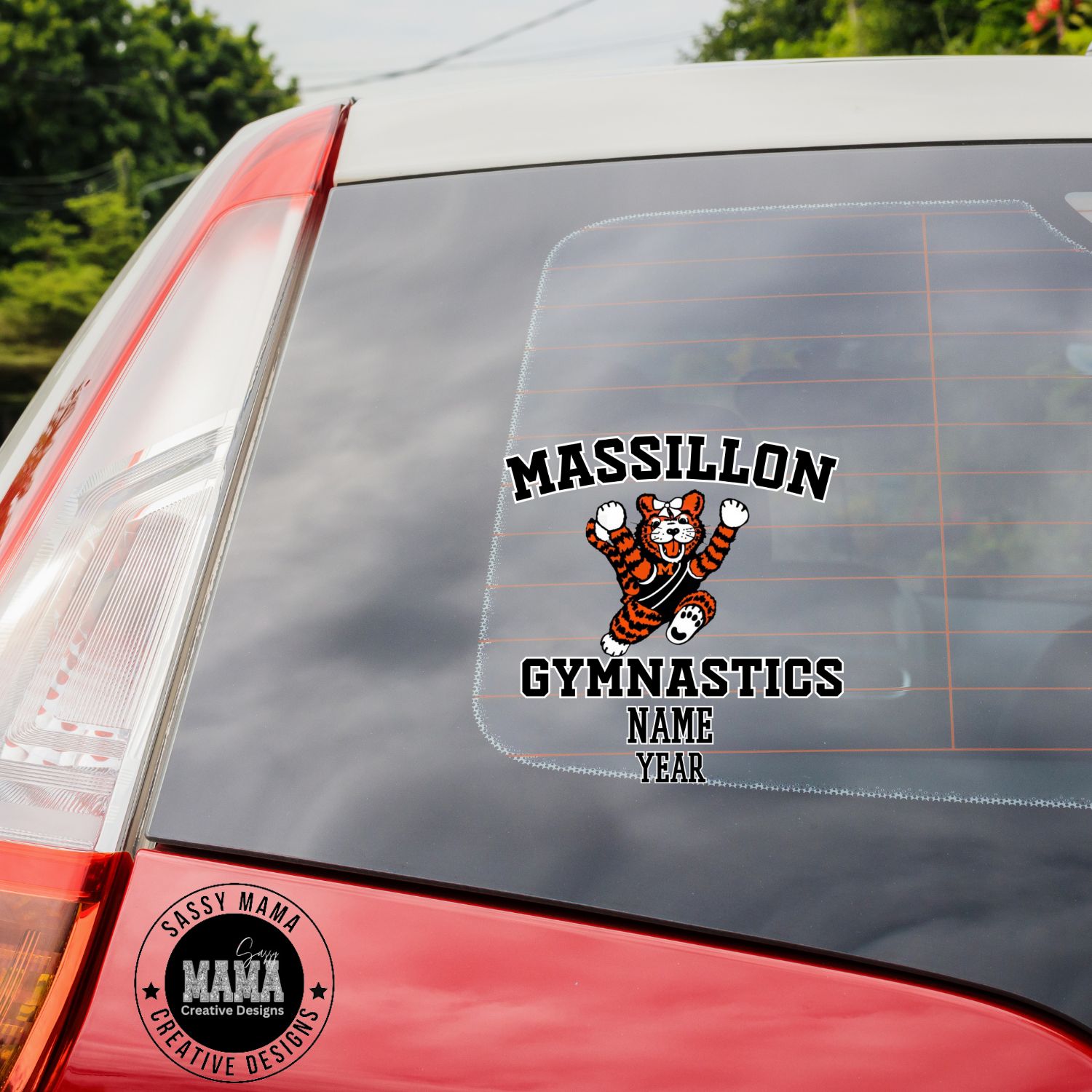 Massillon Gymnastics Car Decal