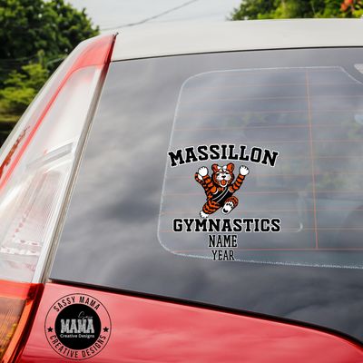 Massillon Gymnastics Car Decal