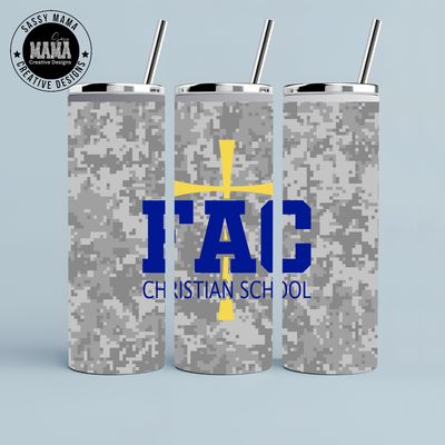 FAC Camo 20 ounce Tumbler