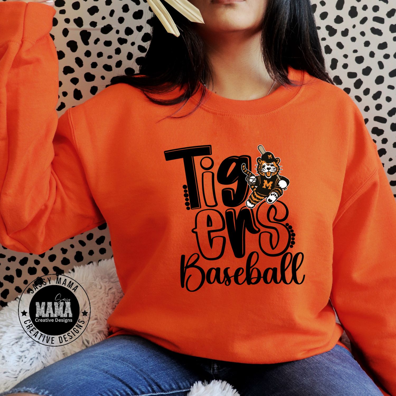 Tigers Baseball Doodle Shirt