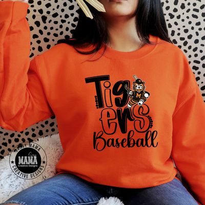 Tigers Baseball Doodle Shirt