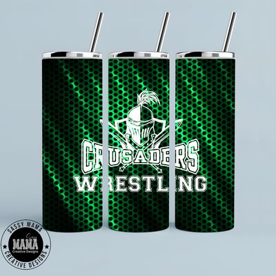 Crusader Wrestling Tumbler 20 ounce