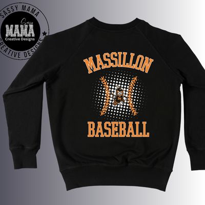 Massillon Tiger Baseball Double Play Shirt