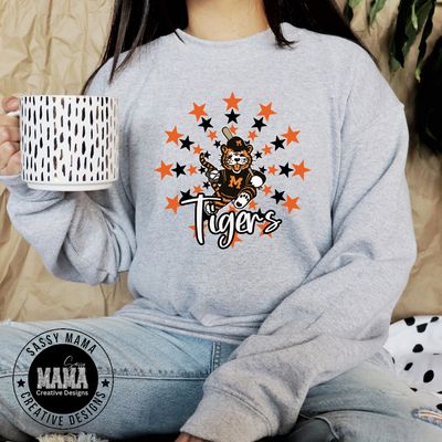 Massillon Tiger Baseball Starburst Shirt