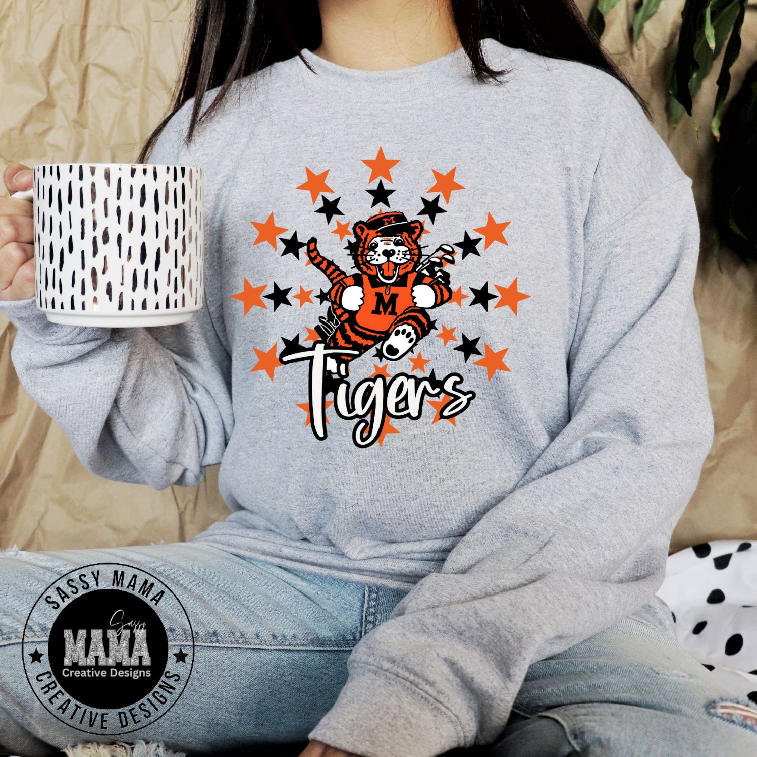 Massillon Tiger Golf Starburst Shirt