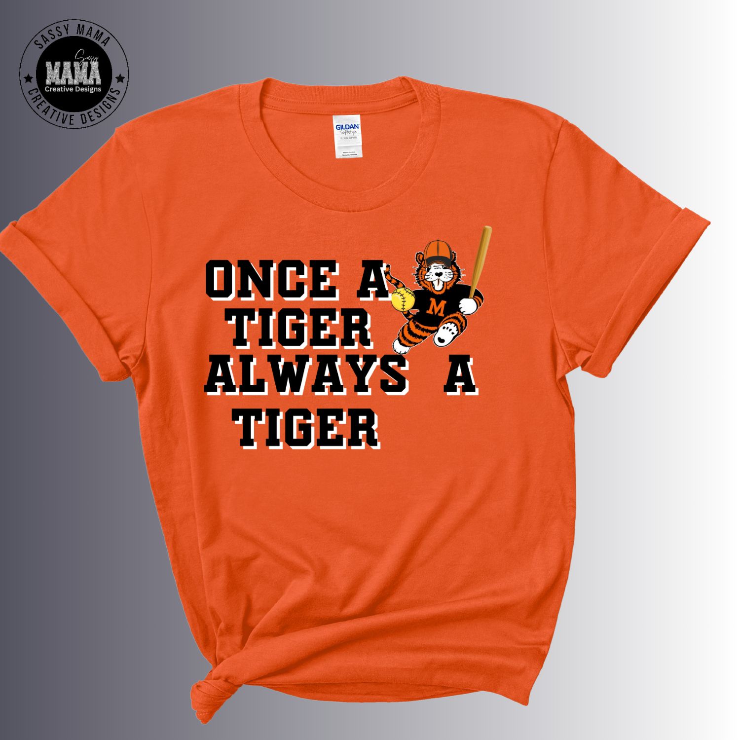 Once A Tiger Always A Tiger Softball Obie Shirt