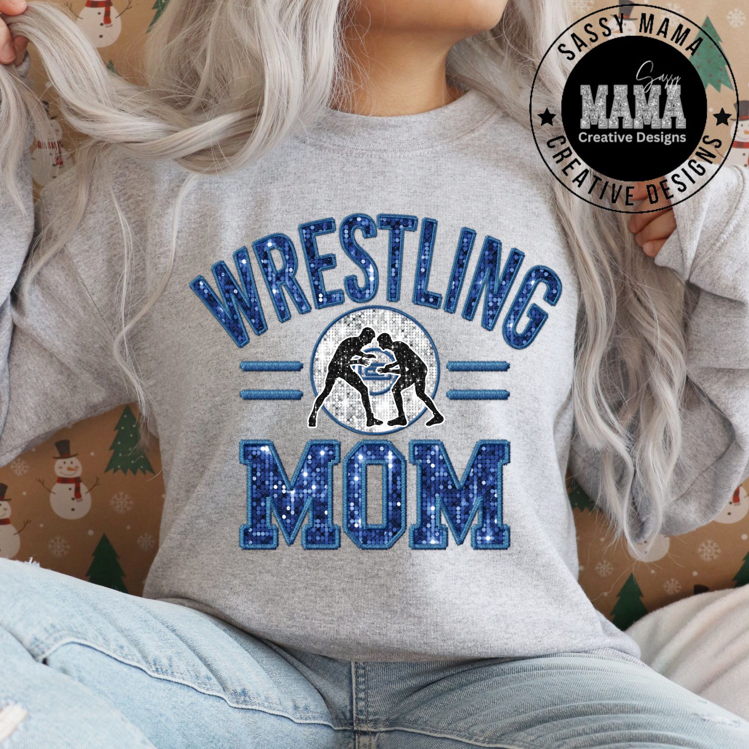 Tuslaw Mustang Wrestling Mom Shirt
