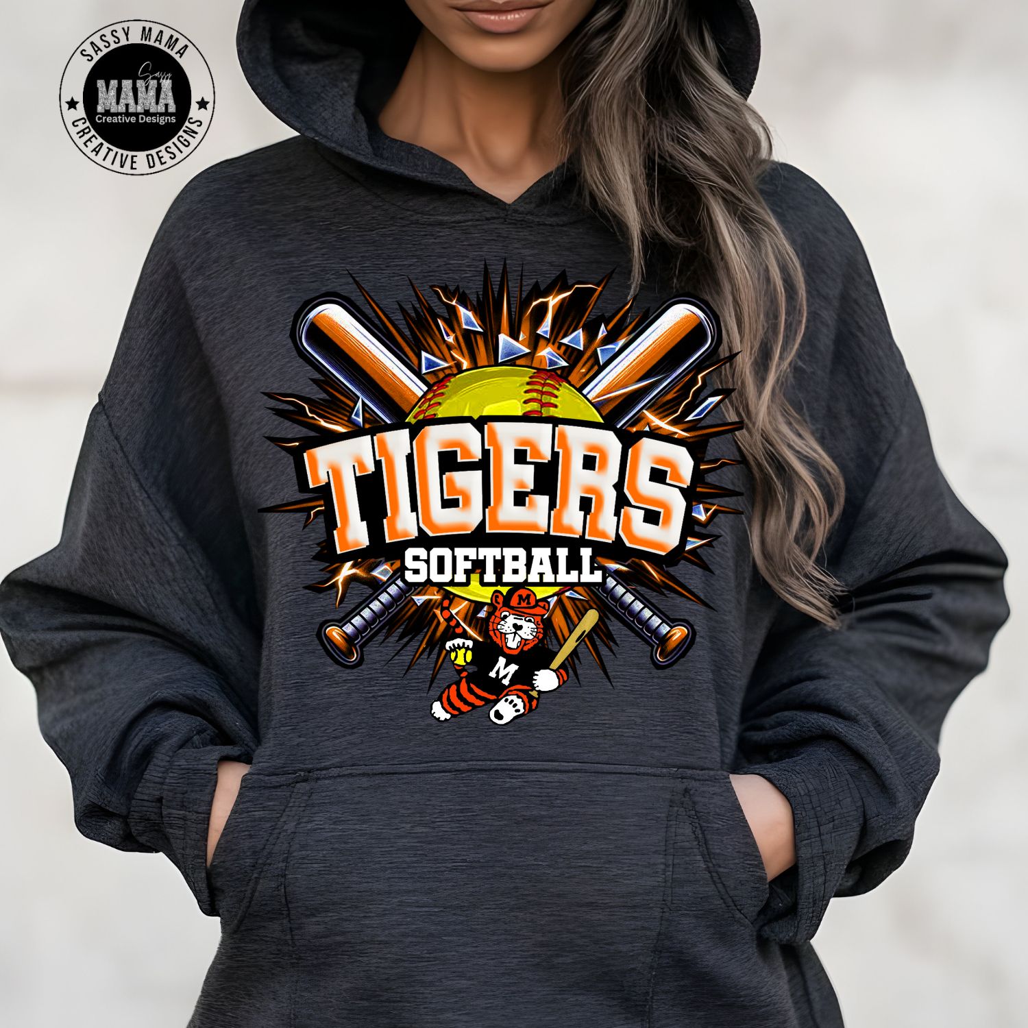 Massillon Tigers Softball Baserunner Shirt