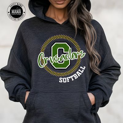 Central Catholic Crusader Softball Homerun Shirt