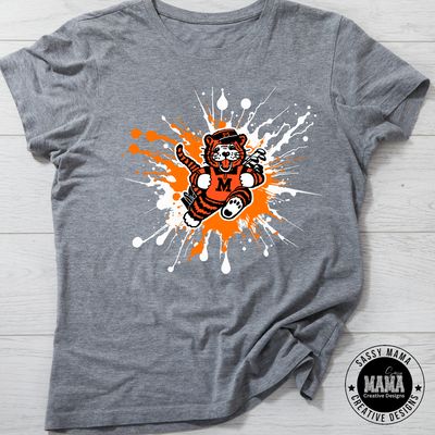 Massillon Tiger Golf Color Splash Shirt